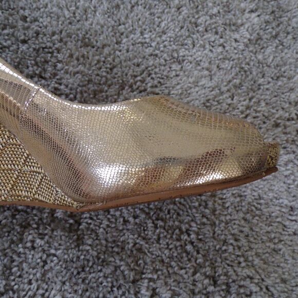 Lily pulitzer leather Wedge heels 9 - Picture 7 of 13